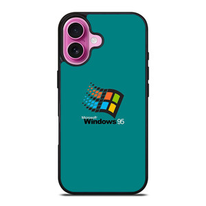 MICROSOFT WINDOWS 95 RETRO LOGO iPhone 16 Plus Case Cover
