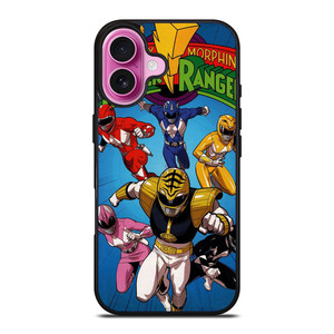 MIGHTY MORPHIN POWER RANGERS CARTOON iPhone 16 Plus Case Cover MIGHTY MORPHIN POWER RANGERS CARTOON iPhone 16 Plus Case Cover