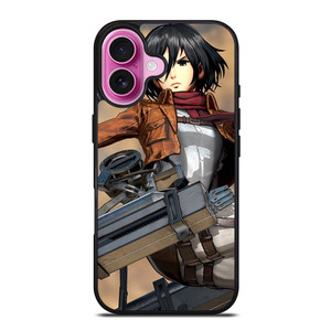 MIKASA ACKERMAN ATTACK ON TITAN iPhone 16 Plus Case Cover
