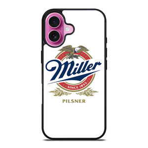 MILLER PILSNER BEER LOGO BADGE iPhone 16 Plus Case Cover MILLER PILSNER BEER LOGO BADGE iPhone 16 Plus Case Cover
