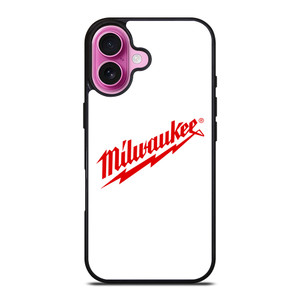 MILWAUKEE TOOL LOGO WHITE iPhone 16 Plus Case Cover MILWAUKEE TOOL LOGO WHITE iPhone 16 Plus Case Cover