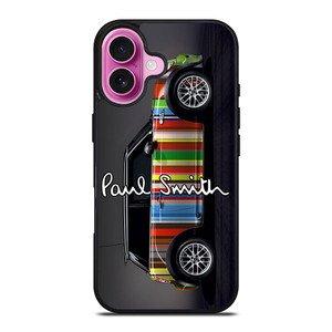 MINI COOPER CAR PAUL SMITH PATTERN iPhone 16 Plus Case Cover MINI COOPER CAR PAUL SMITH PATTERN iPhone 16 Plus Case Cover