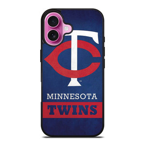 MINNESOTA TWINS LOGO BASEBALL MLB TEAM iPhone 16 Plus Case Cover MINNESOTA TWINS LOGO BASEBALL MLB TEAM iPhone 16 Plus Case Cover