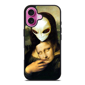 MONA LISA ALIEN iPhone 16 Plus Case Cover MONA LISA ALIEN iPhone 16 Plus Case Cover