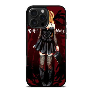 DEATH NOTE ANIME MISA AMANE iPhone 16 Pro Max Case Cover DEATH NOTE ANIME MISA AMANE iPhone 16 Pro Max Case Cover