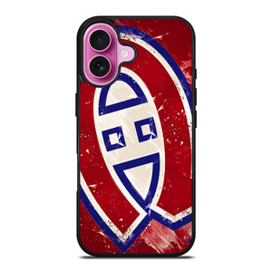 MONTREAL CANADIENS NHL SPLASH LOGO iPhone 16 Plus Case Cover