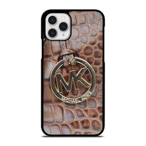 MICHAEL KORS BROWN LEATHER iPhone 11 Pro Case Cover