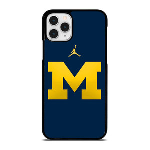 MICHIGAN WOLVERINES AIR JORDAN LOGO FOOTBALL iPhone 11 Pro Case Cover