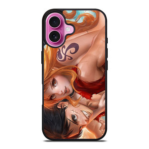 NAMI AND LUFFY ONE PIECE ROMANCE iPhone 16 Plus Case Cover NAMI AND LUFFY ONE PIECE ROMANCE iPhone 16 Plus Case Cover
