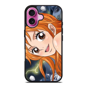 NAMI FACE ONE PIECE ANIME iPhone 16 Plus Case Cover NAMI FACE ONE PIECE ANIME iPhone 16 Plus Case Cover