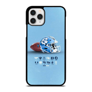 NORTH CAROLINA TAR HEELS LOGO BASKETBALL UNIVERSITY HELMET iPhone 11 Pro Case Cover