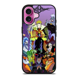 NEW DISNEY VILLAINS CARTOON iPhone 16 Plus Case Cover