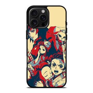 DEMON SLAYER ANIME CHARACTER iPhone 16 Pro Max Case Cover DEMON SLAYER ANIME CHARACTER iPhone 16 Pro Max Case Cover