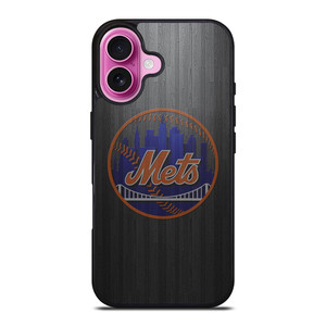 NEW YORK METS WOODEN LOGO iPhone 16 Plus Case Cover NEW YORK METS WOODEN LOGO iPhone 16 Plus Case Cover