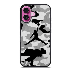 NIKE AIR JORDAN LOGO CAMO iPhone 16 Plus Case Cover NIKE AIR JORDAN LOGO CAMO iPhone 16 Plus Case Cover