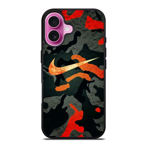 NIKE COLORFUL CAMO iPhone 16 Plus Case Cover