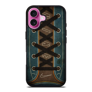NIKE LOGO SHOE LACE ICON iPhone 16 Plus Case Cover NIKE LOGO SHOE LACE ICON iPhone 16 Plus Case Cover