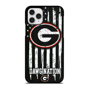 UNIVERSITY GEORGIA BULLDOGS FLAG iPhone 11 Pro Case Cover