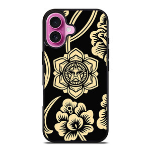 OBEY CLOTHING FLORAL LOGO iPhone 16 Plus Case Cover OBEY CLOTHING FLORAL LOGO iPhone 16 Plus Case Cover