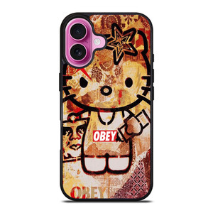 OBEY HELLO KITTY iPhone 16 Plus Case Cover OBEY HELLO KITTY iPhone 16 Plus Case Cover
