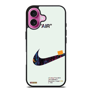 OFF WHITE FOR NIKE AIR JORDAN LOGO iPhone 16 Plus Case Cover