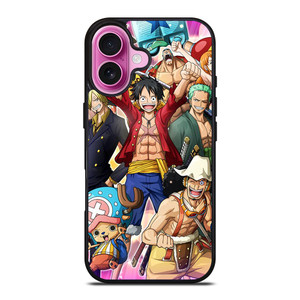 ONE PIECE CHARACTER STRAW HATS iPhone 16 Plus Case Cover ONE PIECE CHARACTER STRAW HATS iPhone 16 Plus Case Cover