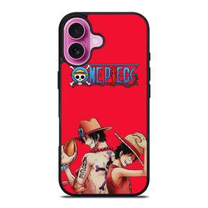 ONE PIECE LUFFY AND ACE iPhone 16 Plus Case Cover ONE PIECE LUFFY AND ACE iPhone 16 Plus Case Cover