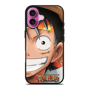 ONE PIECE LUFFY FACE iPhone 16 Plus Case Cover ONE PIECE LUFFY FACE iPhone 16 Plus Case Cover