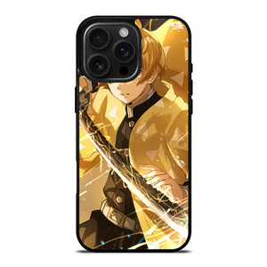 DEMON SLAYER ZENITSU AGATSUMA ANIME iPhone 16 Pro Max Case Cover