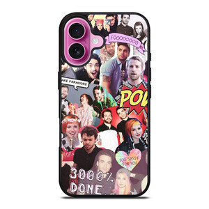 PARAMORE BAND COLLAGE iPhone 16 Plus Case Cover PARAMORE BAND COLLAGE iPhone 16 Plus Case Cover