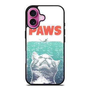 PAWS FUNNY JAWS CAT iPhone 16 Plus Case Cover
