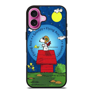 PEANUTS SNOOPY THE FLYING ACE iPhone 16 Plus Case Cover PEANUTS SNOOPY THE FLYING ACE iPhone 16 Plus Case Cover