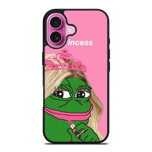PEPE THE FROG PRINCESS iPhone 16 Plus Case Cover