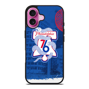 PHILADELPHIA 76ERS ICON iPhone 16 Plus Case Cover PHILADELPHIA 76ERS ICON iPhone 16 Plus Case Cover