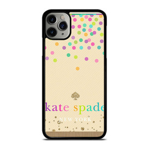 KATE SPADE NEW YORK LOGO COLORFUL POLKADOTS iPhone 11 Pro Max Case Cover