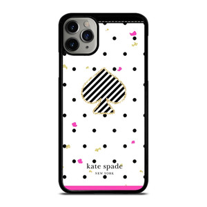 KATE SPADE NEW YORK LOGO POLKADOTS ICON iPhone 11 Pro Max Case Cover