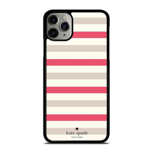 KATE SPADE NEW YORK STRIPES RED WHITE iPhone 11 Pro Max Case Cover