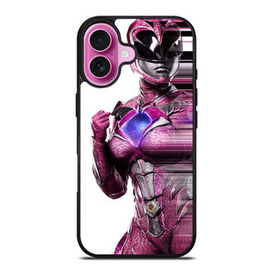 PINK POWER RANGERS iPhone 16 Plus Case Cover PINK POWER RANGERS iPhone 16 Plus Case Cover