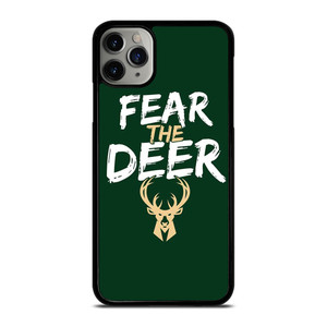 MILWAUKEE BUCKS LOGO BASEBALL FEAR THE DEER iPhone 11 Pro Max Case Cover