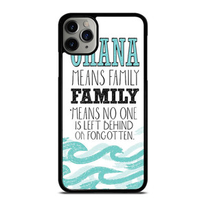 OHANA FAMILY QUOTES STITCH LILLO iPhone 11 Pro Max Case Cover