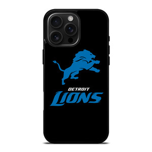 DETROIT LIONS BLACK LOGO iPhone 16 Pro Max Case Cover DETROIT LIONS BLACK LOGO iPhone 16 Pro Max Case Cover