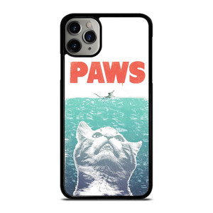 PAWS FUNNY JAWS CAT iPhone 11 Pro Max Case Cover