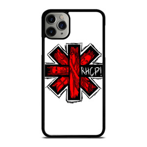 RED HOT CHILI PEPPERS LOGO WHITE iPhone 11 Pro Max Case Cover