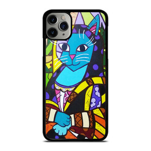 ROMERO BRITTO MONALISA iPhone 11 Pro Max Case Cover