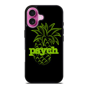 PSYCH PINEAPPLE iPhone 16 Plus Case Cover PSYCH PINEAPPLE iPhone 16 Plus Case Cover