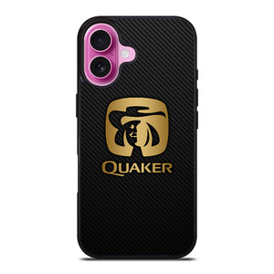 QUAKER OAT LOGO CARBON iPhone 16 Plus Case Cover QUAKER OAT LOGO CARBON iPhone 16 Plus Case Cover