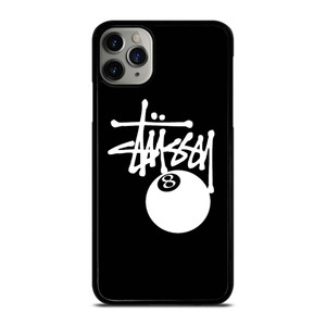 STUSSY BLACK LOGO iPhone 11 Pro Max Case Cover