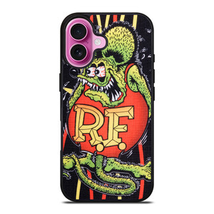 RAT FINK PINSTRIPE iPhone 16 Plus Case Cover RAT FINK PINSTRIPE iPhone 16 Plus Case Cover