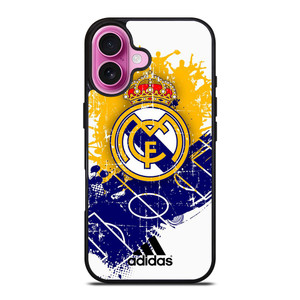 REAL MADRID FC ART iPhone 16 Plus Case Cover REAL MADRID FC ART iPhone 16 Plus Case Cover