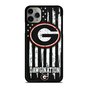 UNIVERSITY GEORGIA BULLDOGS FLAG iPhone 11 Pro Max Case Cover